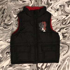 Black and Red Arizona Winter Vest